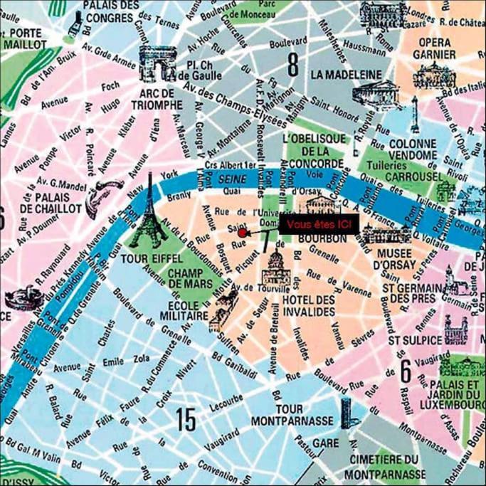 Entre La Tour Eiffel Et Les Invalides Appartement Parijs